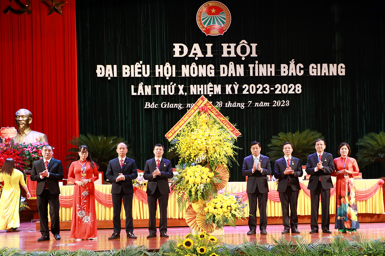 Những hình ảnh nổi bật tại Đại hội đại biểu Hội Nông dân tỉnh Bắc Giang lần thứ X nhiệm kỳ 2023-2028