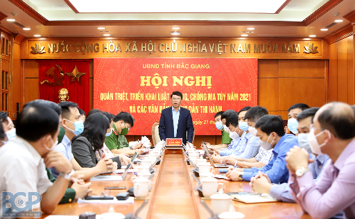 Bắc Giang: Hội nghị 3 cấp (tỉnh, huyện, xã) quán triệt, triển khai Luật Phòng, chống ma túy