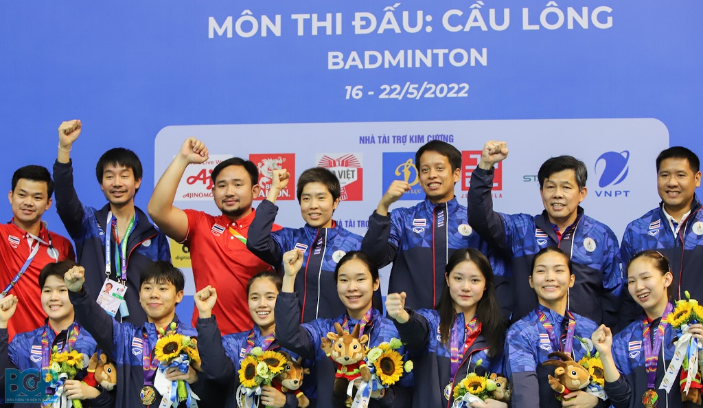 Chung kết Cầu lông đồng đội nữ SEA Games 31: Thái Lan giành Huy chương Vàng xứng đáng