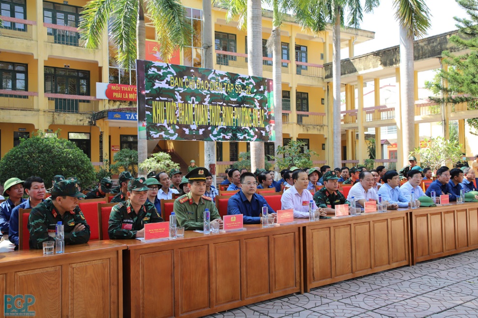 Tổng duyệt diễn tập khu vực phòng thủ tỉnh Bắc Giang năm 2022