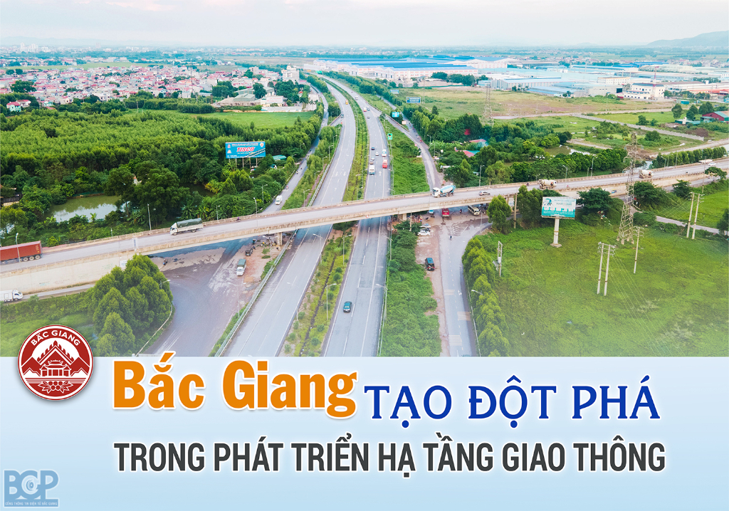 Infographic: Bắc Giang tạo đột phá trong phát triển hạ tầng giao thông