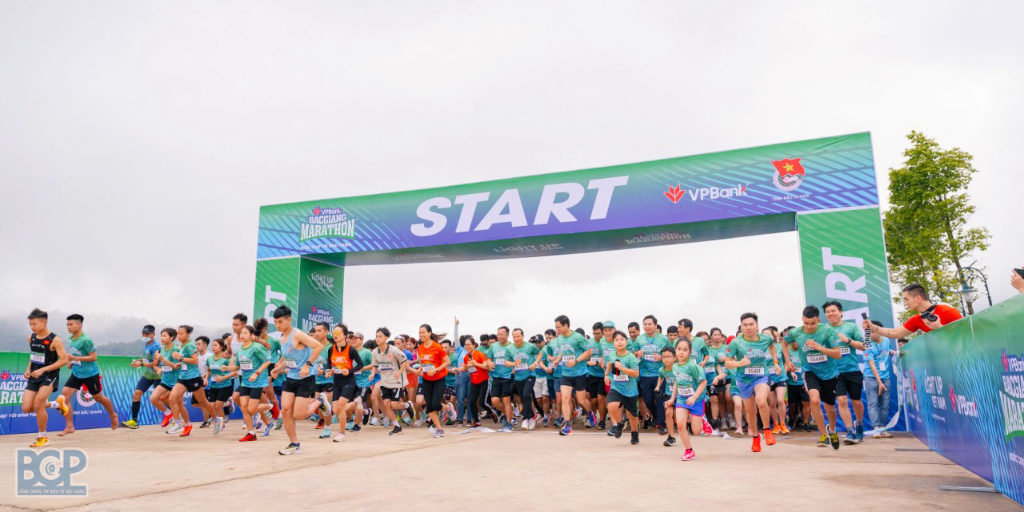 Tỉnh Đoàn Bắc Giang tổ chức Giải chạy cộng đồng VPBank Bắc Giang Marathon “Bước chạy tới đỉnh thiêng” năm 2023