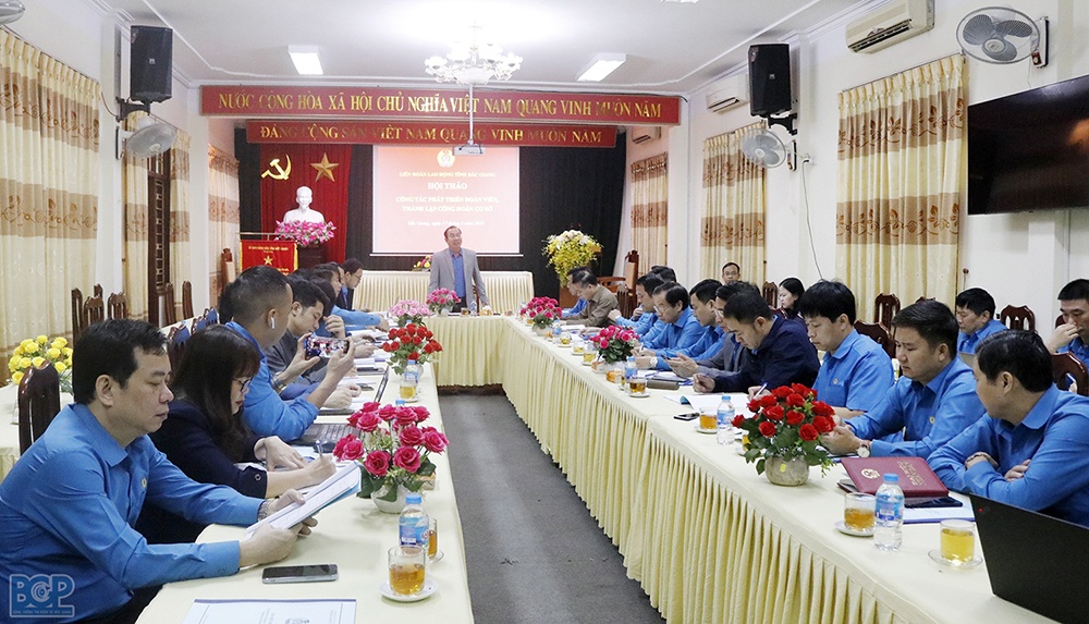 Bắc Giang: Đẩy mạnh phát triển đoàn viên, thành lập công đoàn cơ sở
