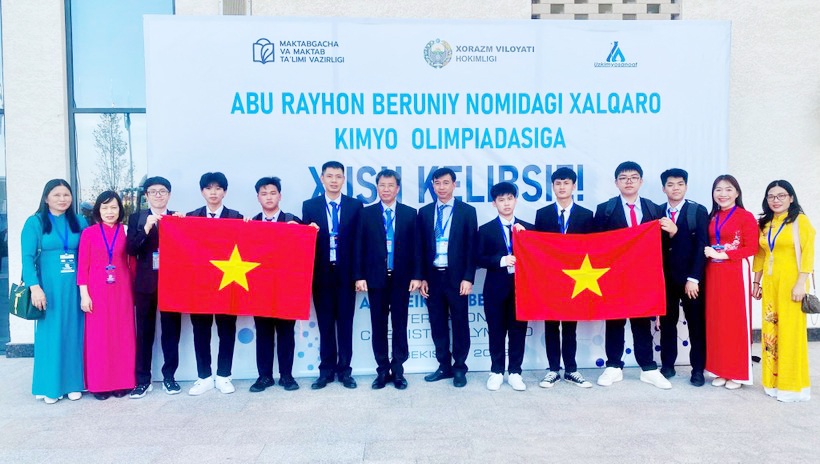 Học sinh Bắc Giang giành Huy chương Bạc Cuộc thi Olympic Hóa học quốc tế Abu Reikhan Beruniy