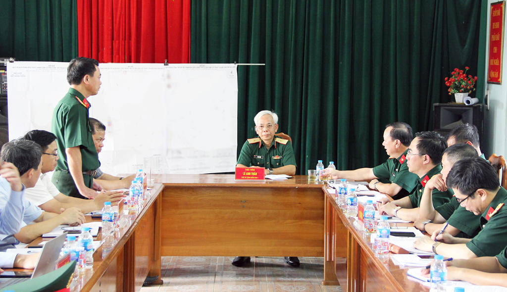 Thống nhất các nội dung thực binh về hậu cần trong diễn tập khu vực phòng thủ tỉnh Bắc Giang