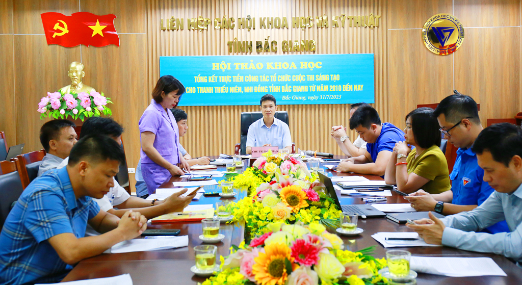 Hội thảo khoa học tổng kết thực tiễn công tác tổ chức Cuộc thi Sáng tạo dành cho thanh thiếu niên, nhi đồng tỉnh Bắc Giang
