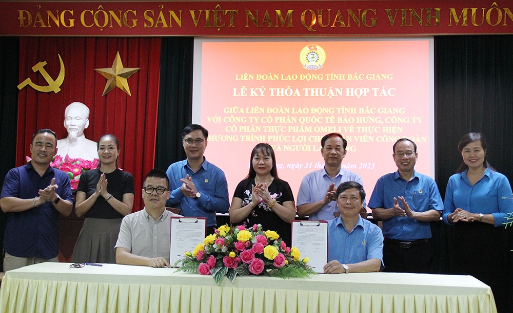 Bắc Giang: Ký kết thỏa thuận hợp tác Chương trình phúc lợi cho đoàn viên, người lao động