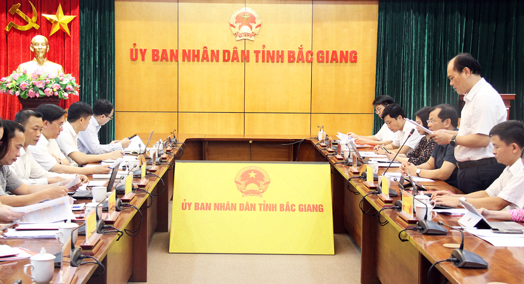Đoàn Kiểm tra Bộ Kế hoạch và Đầu tư làm việc với tỉnh Bắc Giang về công tác cải cách hành chính và một số nội dung thuộc phạm vi quản lý nhà nước