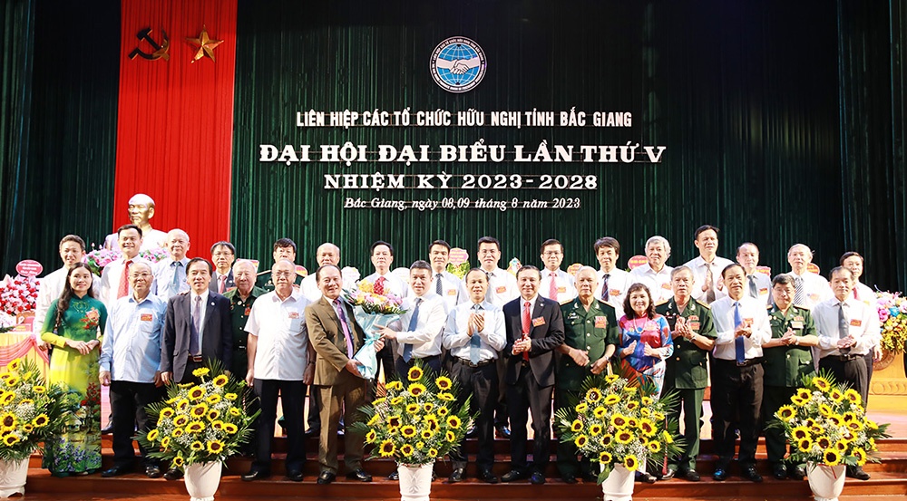 Đại hội đại biểu Liên hiệp Các tổ chức hữu nghị tỉnh Bắc Giang lần thứ V, nhiệm kỳ 2023-2028