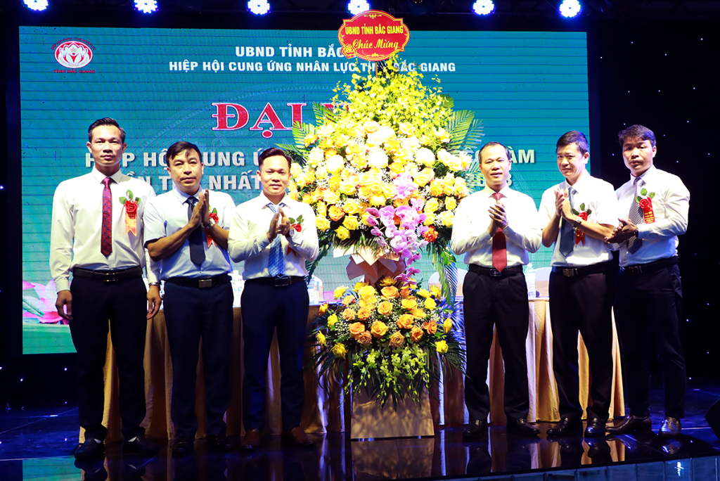 Đại hội lần thứ I Hiệp hội Cung ứng nhân lực và việc làm tỉnh Bắc Giang, nhiệm kỳ 2023 - 2028 thành công tốt đẹp