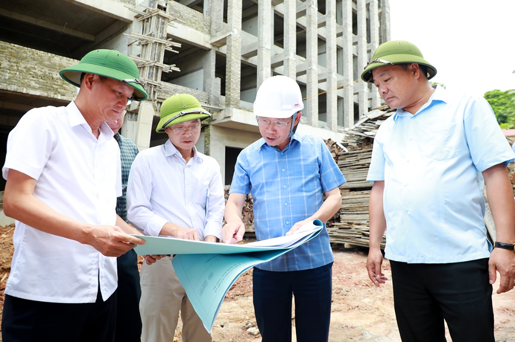 Chủ tịch UBND tỉnh Lê Ánh Dương kiểm tra tiến độ một số dự án đầu tư công