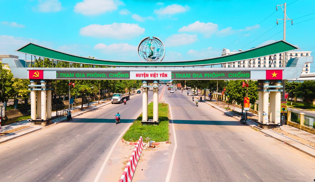 Công nhận 9 khu vực thành lập các phường thuộc thị xã Việt Yên đạt tiêu chuẩn trình độ phát triển cơ sở hạ tầng đô thị loại IV