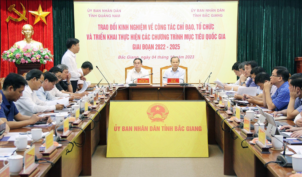 Tỉnh Quảng Nam trao đổi kinh nghiệm về công tác chỉ đạo, tổ chức và triển khai thực hiện các Chương trình Mục tiêu quốc gia tại Bắc Giang