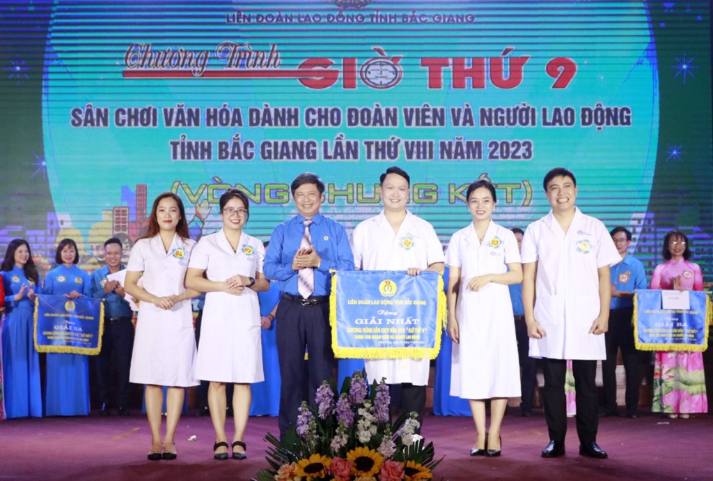 Công đoàn ngành Y tế Bắc Giang giành giải Nhất Chương trình sân chơi văn hóa "Giờ thứ 9" lần thứ VIII năm 2023