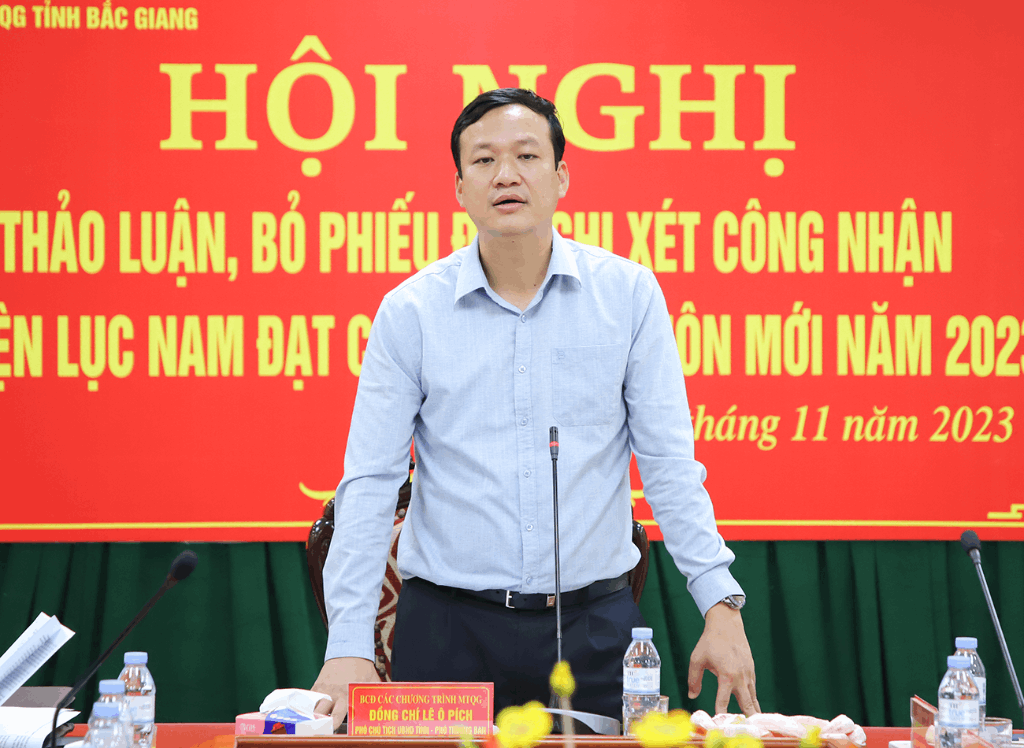 Huyện Lục Nam đủ điều kiện đề nghị Trung ương xét công nhận huyện nông thôn mới năm 2023
