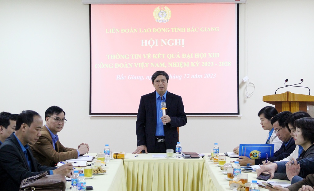 Hội nghị thông tin nhanh về kết quả Đại hội XIII Công đoàn Việt Nam