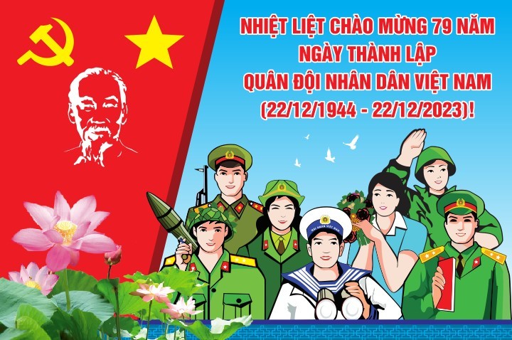 Bài tuyên truyền Ngày thành lập Quân đội nhân dân Việt Nam (22/12/1944 – 22/12/2023)