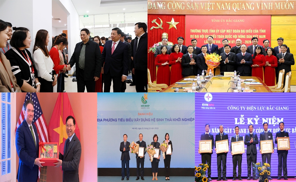 Hoạt động nổi bật của lãnh đạo tỉnh Bắc Giang trong tuần (từ ngày 17/12 - 23/12/2023)