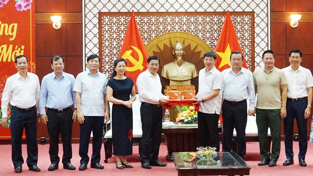Đoàn công tác tỉnh Bắc Giang thăm và làm việc tại tỉnh Tây Ninh