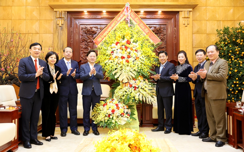 Đoàn đại biểu tỉnh Bắc Ninh thăm, chúc Tết Đảng bộ, chính quyền, Nhân dân các dân tộc tỉnh Bắc Giang
