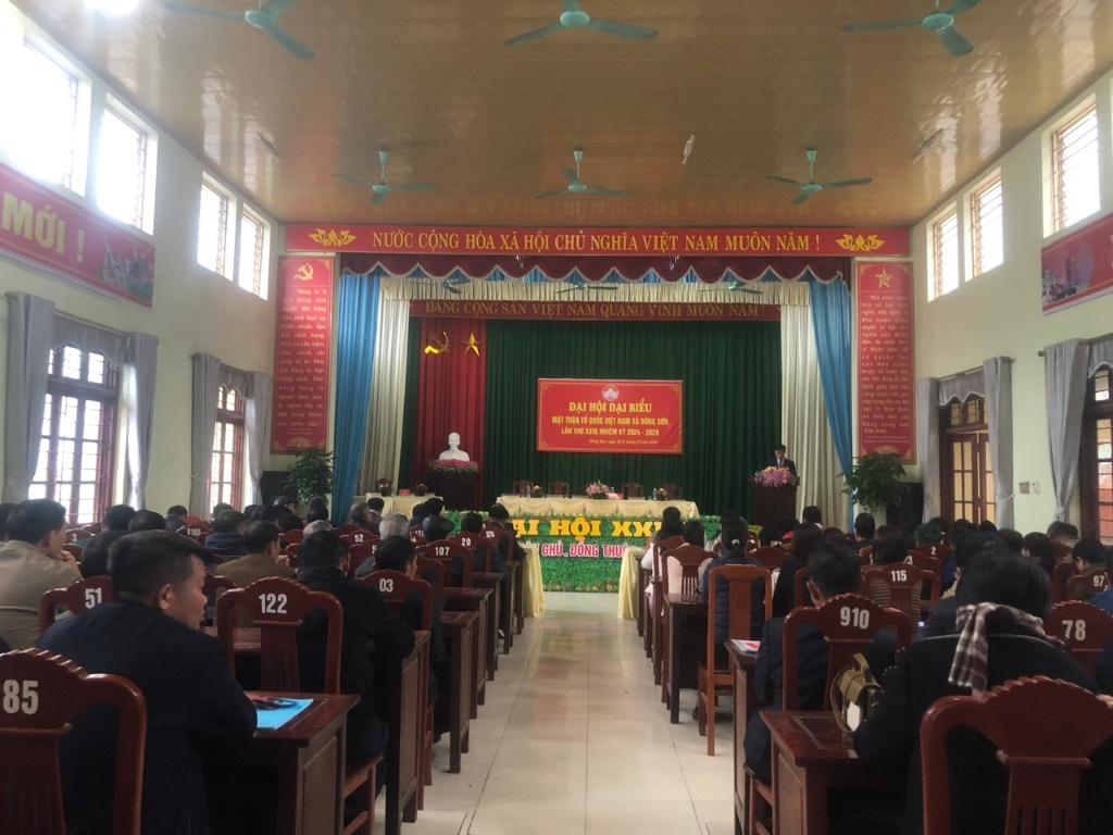 Đại hội đại biểu Mặt trận Tổ quốc Việt Nam xã Đông Sơn lần thứ XXIV nhiệm kỳ 2024-2029