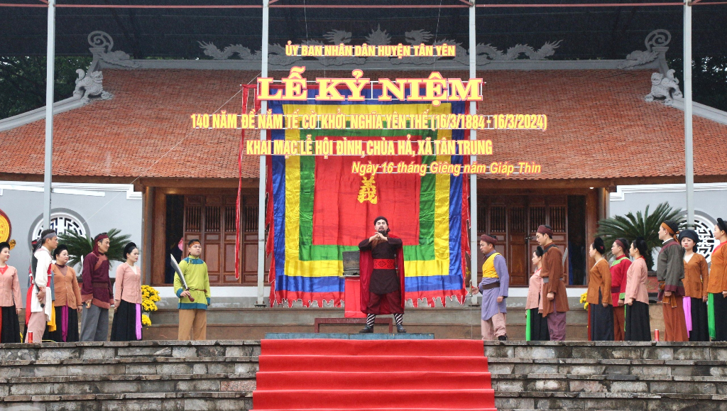 Lễ kỷ niệm 140 năm Thủ lĩnh Lương Văn Nắm tế cờ khởi nghĩa Yên Thế và khai hội đình, chùa Hả