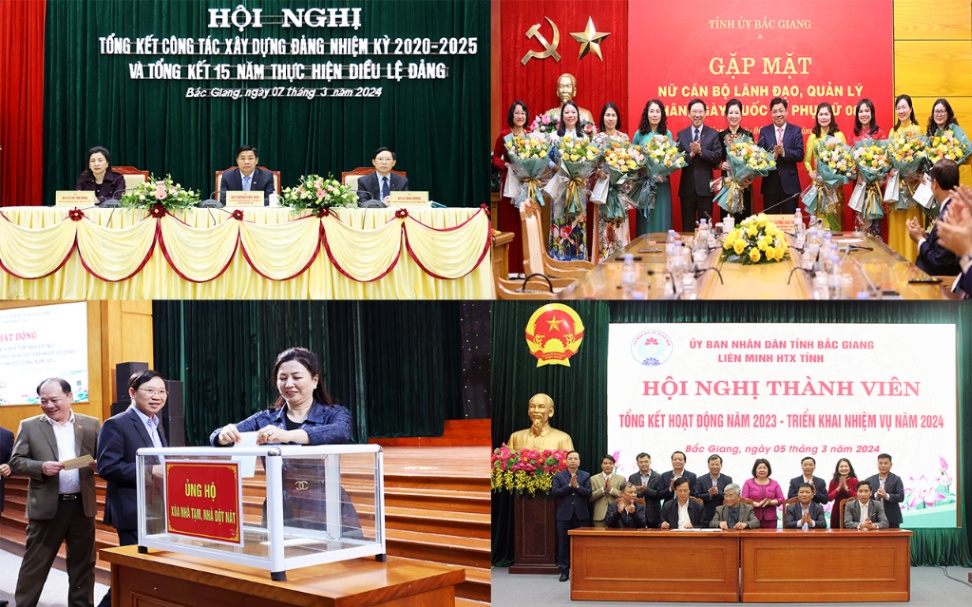 Hoạt động nổi bật của lãnh đạo tỉnh Bắc Giang trong tuần (từ ngày 03/3 - 09/3/2024)