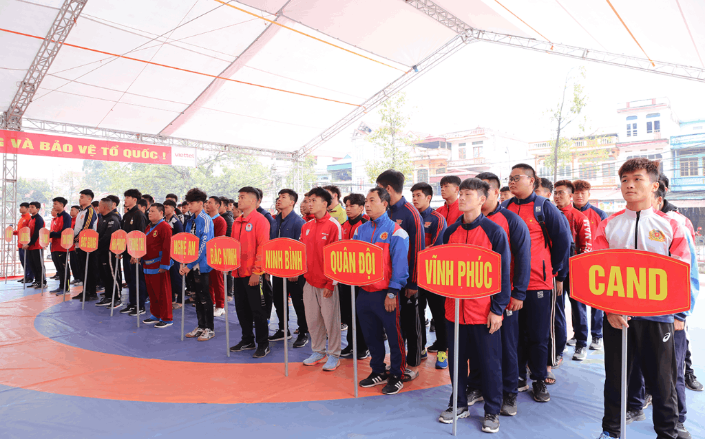 Khai mạc Giải vô địch Anh tài Vật dân tộc Quốc gia năm 2024 tại Bắc Giang