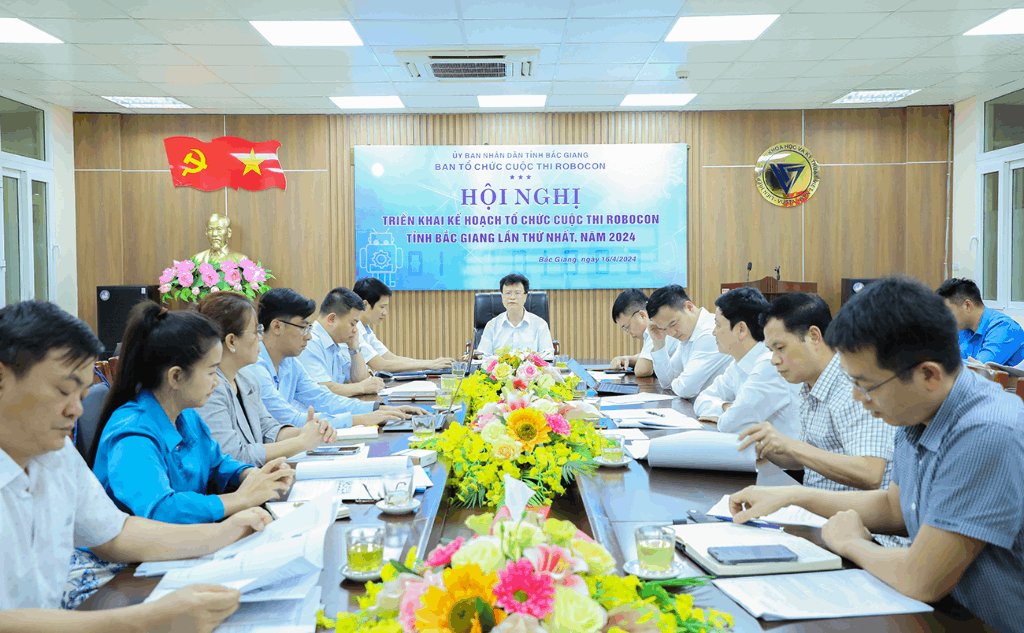 Hội nghị triển khai kế hoạch Cuộc thi Robocon tỉnh Bắc Giang lần thứ nhất năm 2024