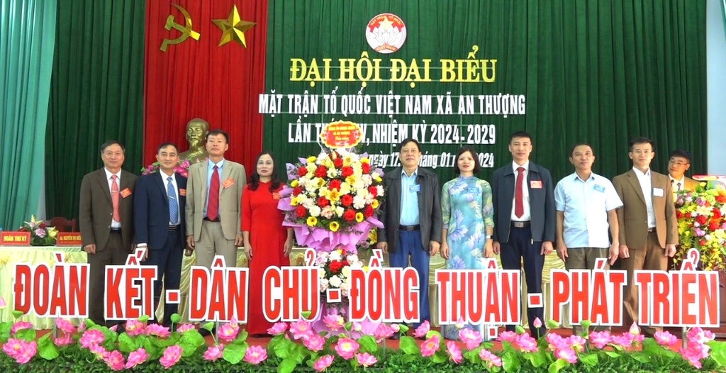 Đại hội đại biểu MTTQ Việt Nam xã An Thượng lần thứ XXIV  nhiệm kỳ 2024 - 2029