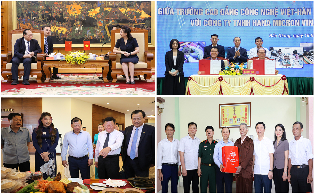 Hoạt động nổi bật của lãnh đạo tỉnh Bắc Giang trong tuần (từ ngày 14/4 - 20/4/2024)
