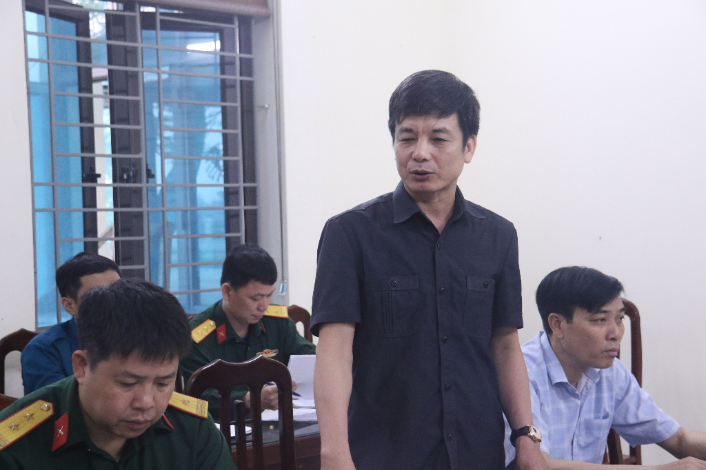 Cục Chính trị QKI kiểm tra nắm tình hình hoạt động của Chi bộ Quân sự, Ban CHQS phường Bích Động