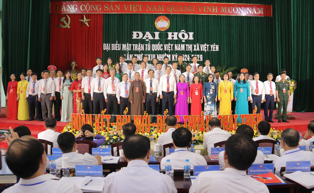 Khai mạc Đại hội đại biểu Mặt trận Tổ quốc Việt Nam thị xã Việt Yên lần thứ XXIII, nhiệm kỳ 2024 – 2029