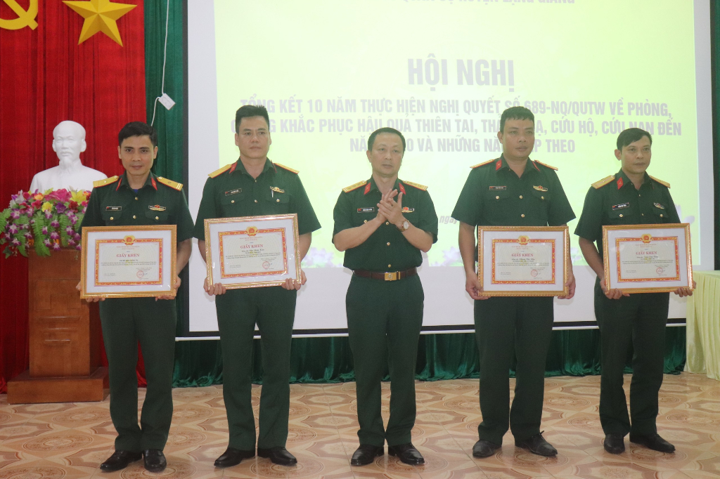 Đảng ủy Quân sự huyện Lạng Giang tổng kết 10 năm thực hiện Nghị quyết 689-NQ/QUTW
