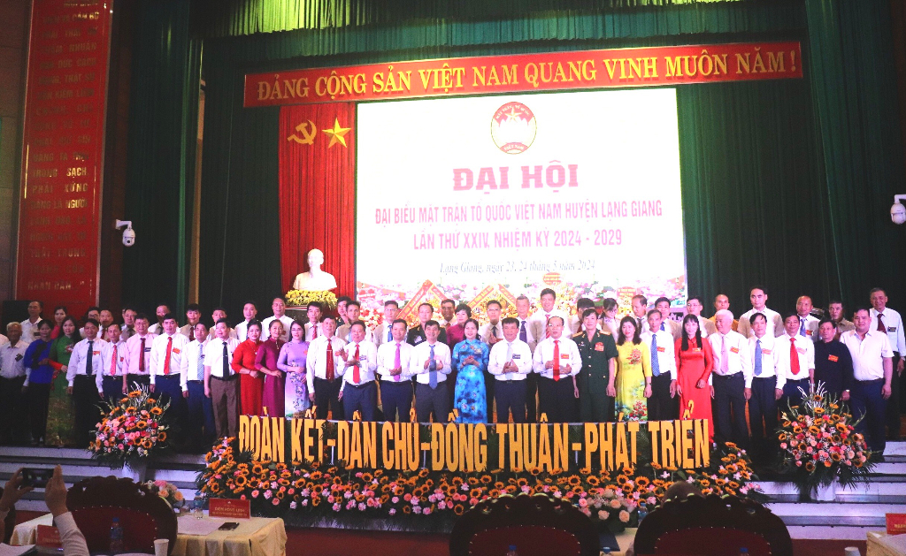 Đại hội Đại biểu MTTQ Việt Nam huyện Lạng Giang lần thứ XXIV, nhiệm kỳ 2024-2029