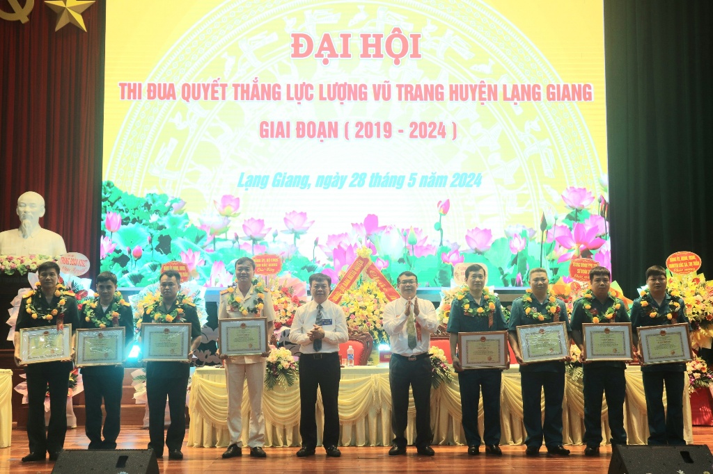 Đại hội thi đua quyết thắng lực lượng vũ trang huyện Lạng Giang giai đoạn 2019 -2024
