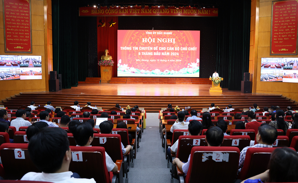 Bắc Giang tổ chức các đợt sinh hoạt chính trị, tư tưởng tiến tới chào mừng đại hội đảng bộ các cấp nhiệm kỳ 2025-2030