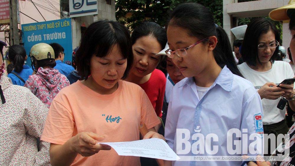 Sở Giáo dục và Đào tạo Bắc Giang công bố điểm kỳ thi tuyển sinh vào lớp 10 THPT