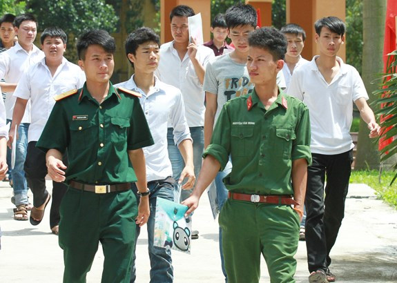 Công bố điểm trúng tuyển vào các trường khối Quân đội năm 2019