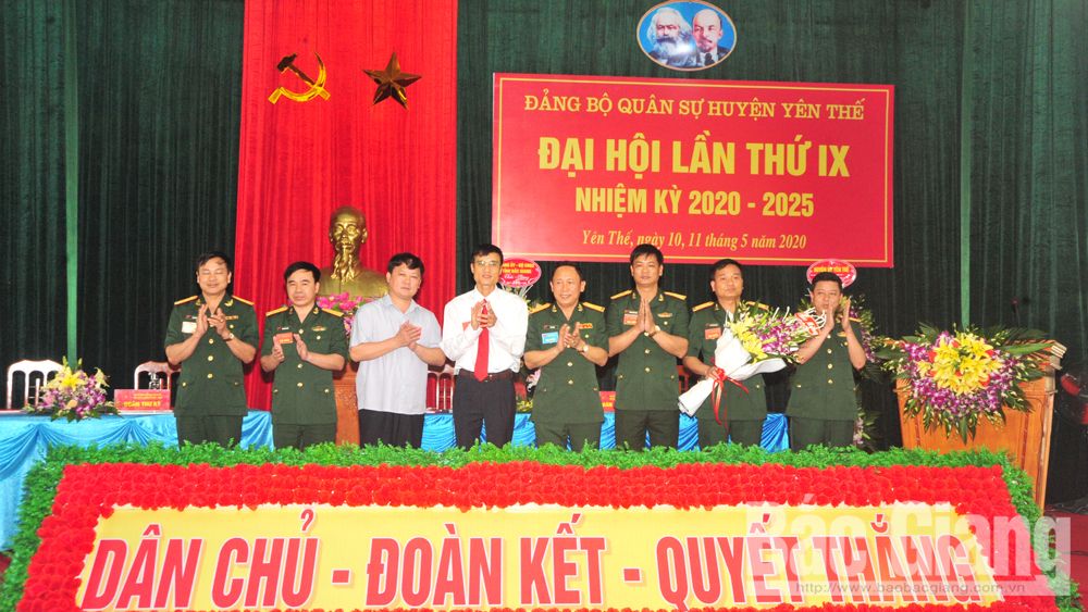 Đảng bộ Quân sự huyện Yên Thế tập trung thực hiện 2 khâu đột phá trong nhiệm kỳ mới