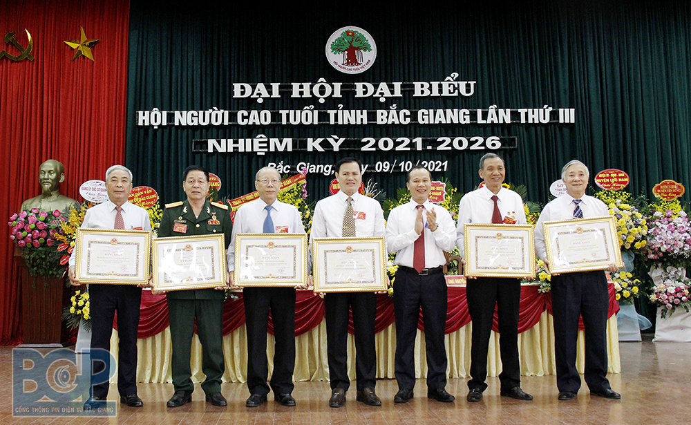 Đại hội đại biểu Hội Người cao tuổi tỉnh Bắc Giang lần thứ III, nhiệm kỳ 2021 - 2026