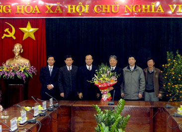 Lãnh đạo Bộ Tư pháp làm việc tại UBND tỉnh Bắc Giang