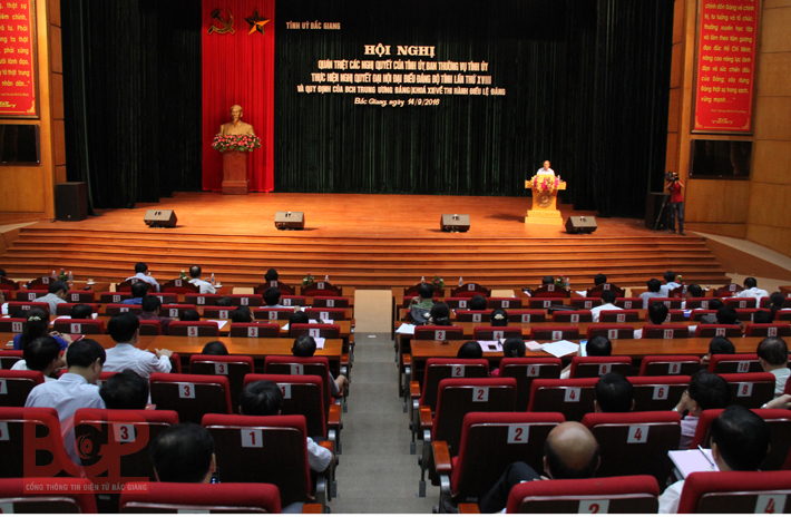 Bắc Giang: Quán triệt các Nghị quyết của Tỉnh ủy, Ban Thường vụ Tỉnh ủy