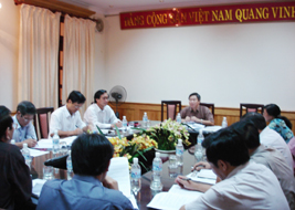 Hội nghị liên tịch giữa thường trực HĐND và UBND tỉnh.