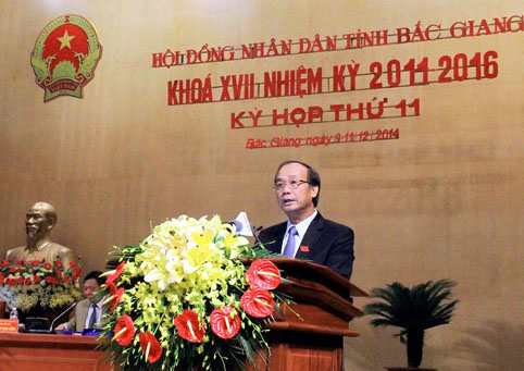 Bế mạc kỳ họp thứ 11 HĐND tỉnh Bắc Giang khóa XVII nhiệm kỳ 2011-2016