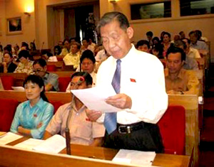 Hoạt động của Đoàn đại biểu Quốc hội tỉnh Bắc Giang tại kỳ họp thứ 9, Quốc hội khoá XI.