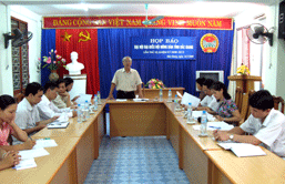 Hội Nông dân tỉnh tổ chức họp báo về  tổ chức đại hội đại biểu Hội Nông dân tỉnh lần thứ VII.     