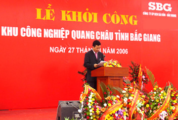 Bắc Giang tổ chức Lễ khởi công xây dựng khu công nghiệp Quang Châu
