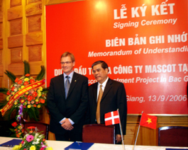 Phát biểu chào mừng của Chủ tịch UBND tỉnh Bắc Giang tại Lễ ký kết biên bản ghi nhớ Dự án đầu tư của Công ty Mascot.