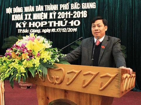 Khai mạc Kỳ họp thứ 10, HĐND thành phố Bắc Giang khóa XX, nhiệm kỳ 2011-2016